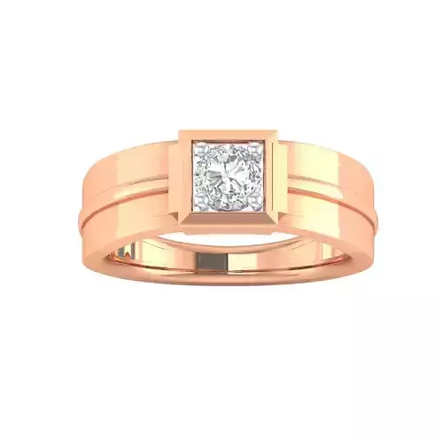 Women Solitaire Engagement Ring STL OBJ FBX Renders Details 3D print model