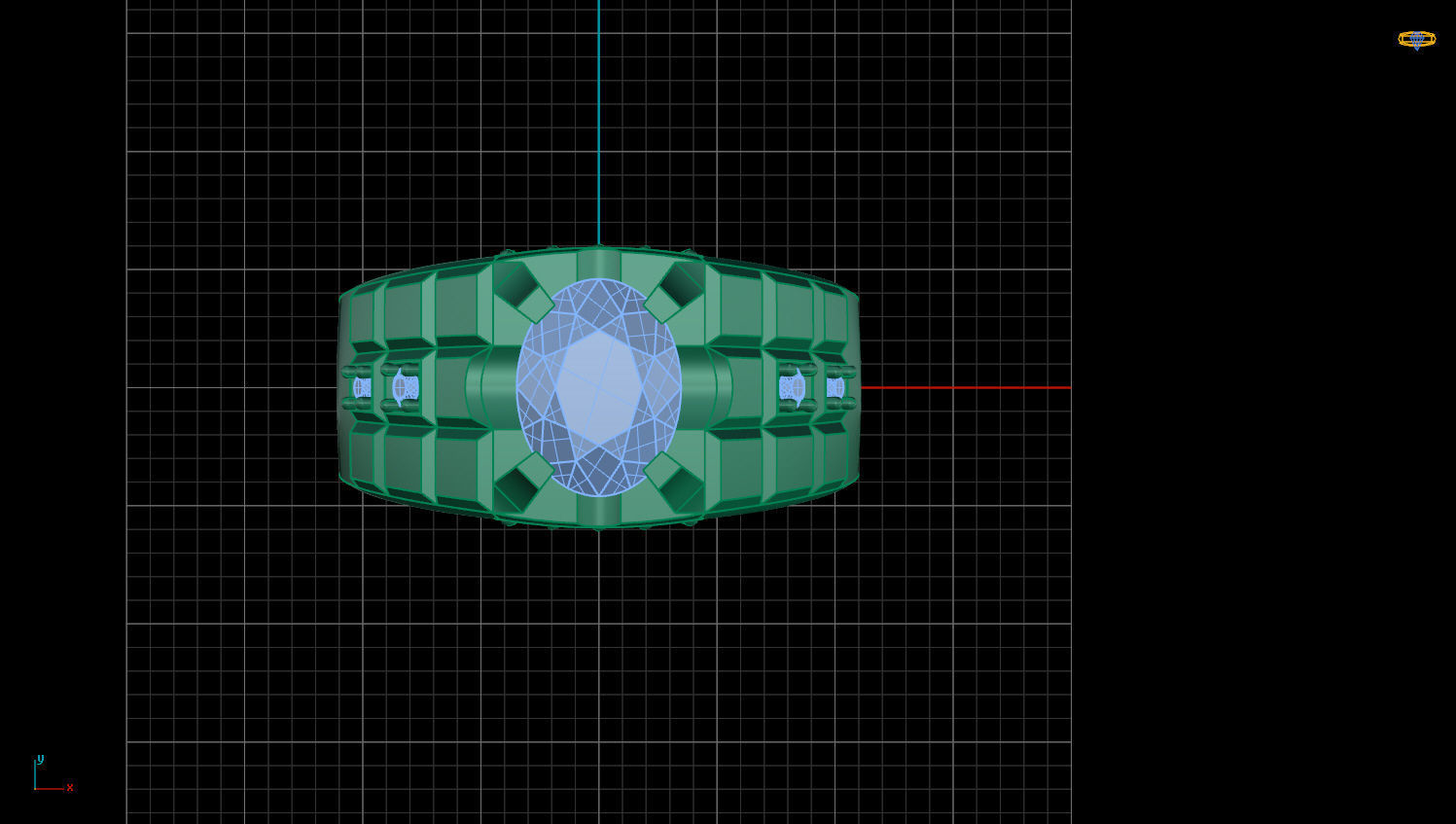 RING MEN DIAMOND 3D print model_2