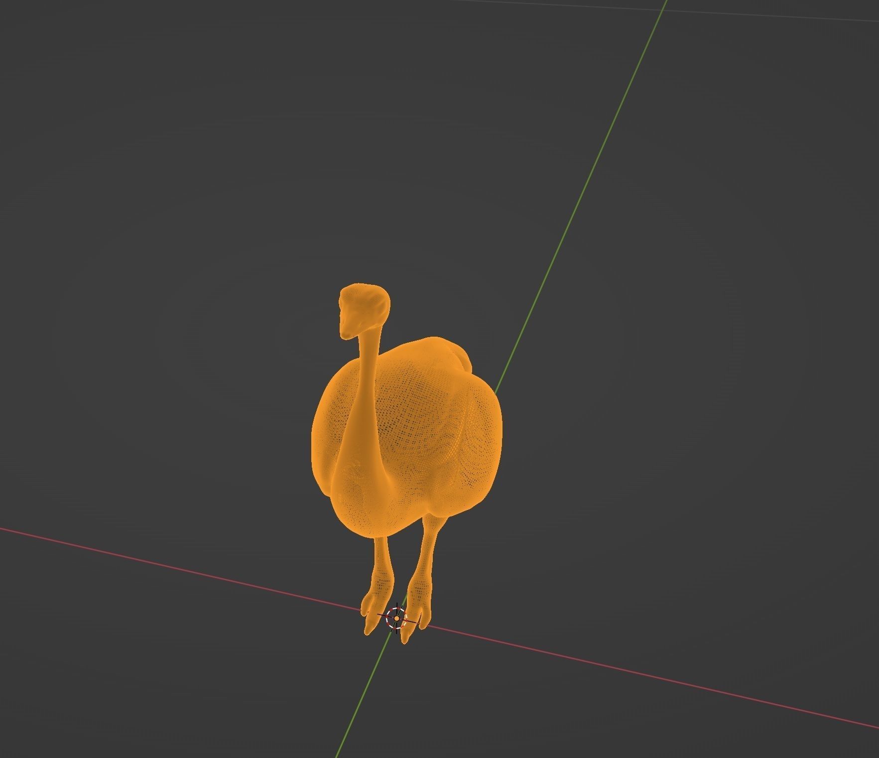 Ostrich 3d model I Ready to print 3d model 3D print model_4