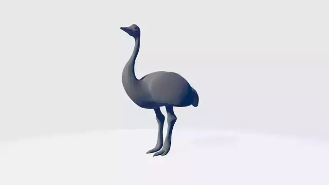 Ostrich 3d model I Ready to print 3d model