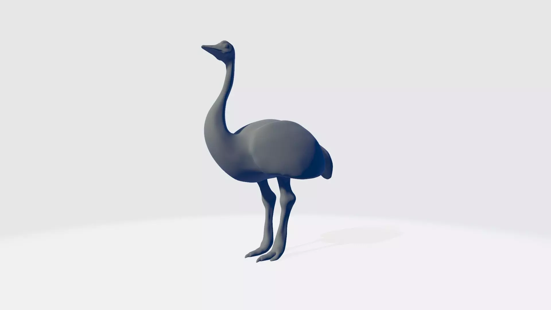 Ostrich 3d model I Ready to print 3d model 3D print model_0