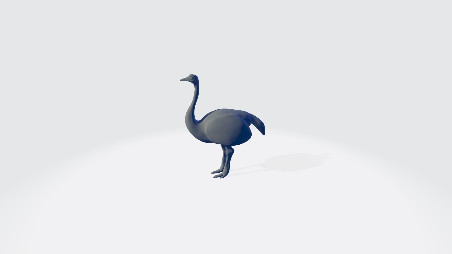 Ostrich 3d model I Ready to print 3d model 3D print model_1