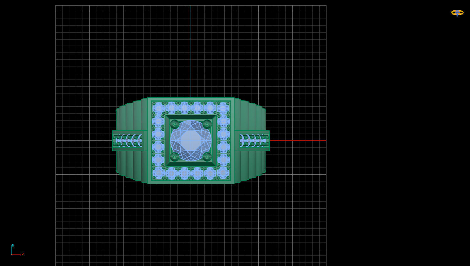 RING MEN DIAMOND 3D print model_2