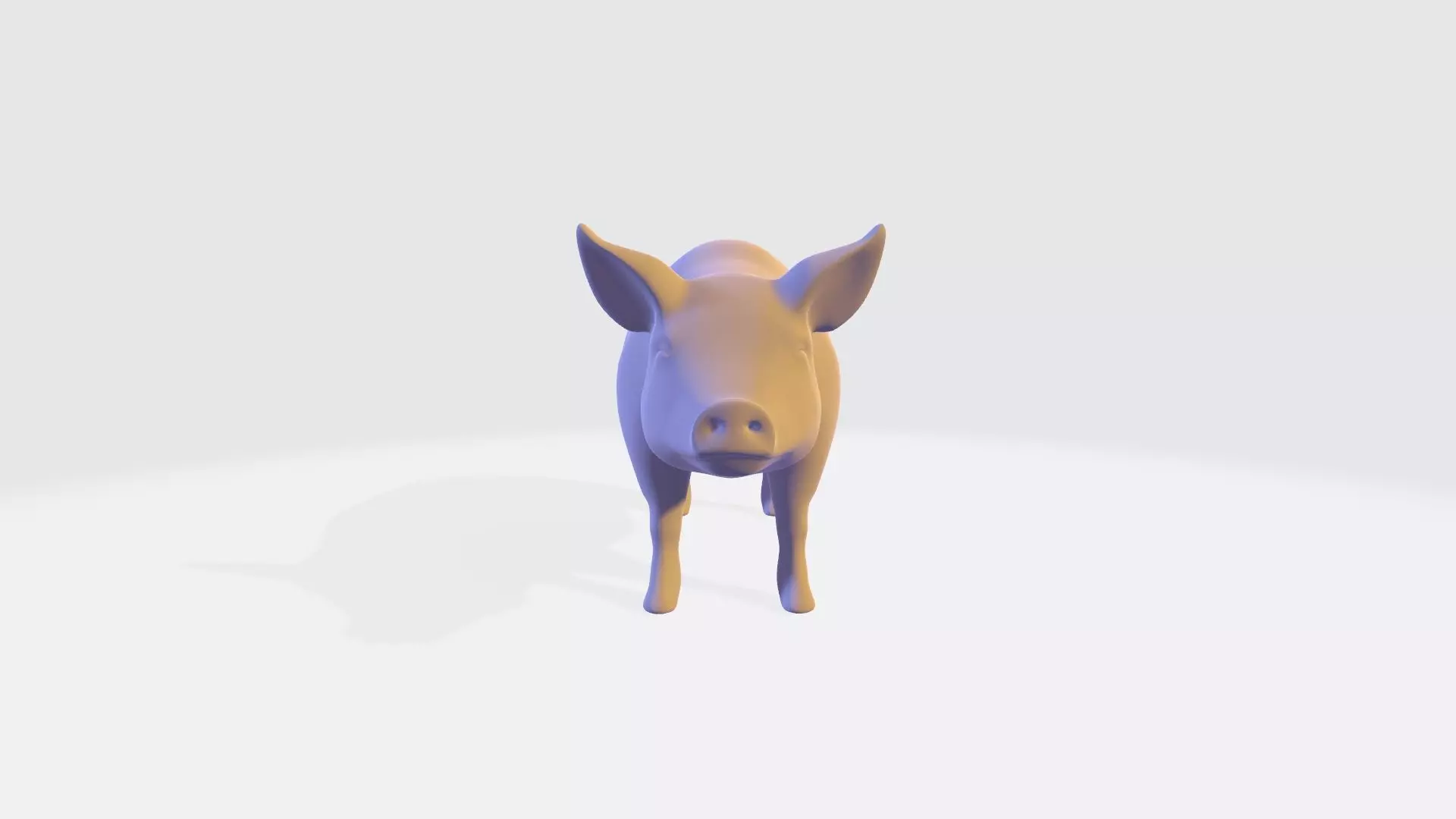 Pig 3d model I Ready to print 3d model 3D print model