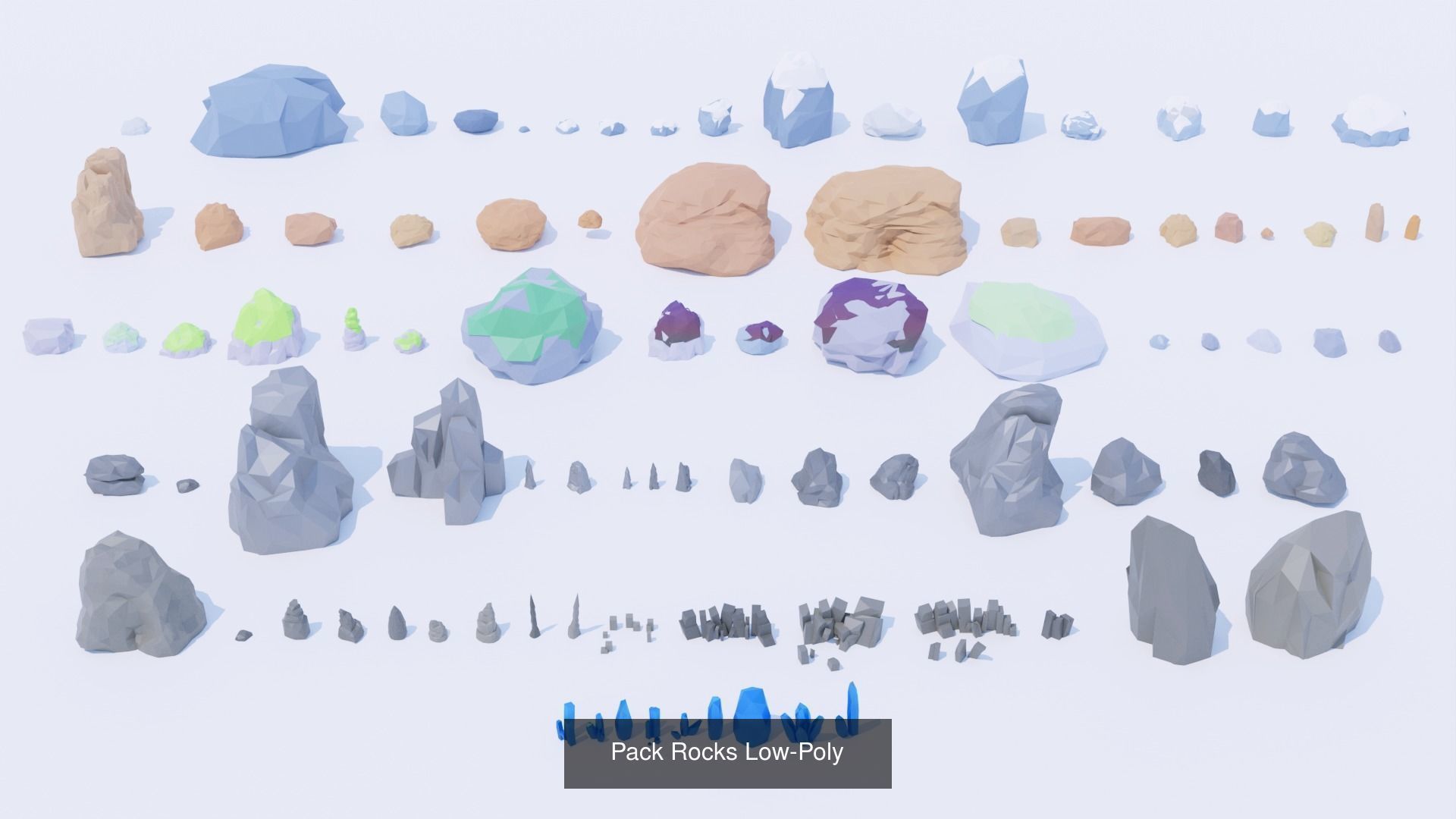 Collection Low-Poly Assets 3D model _7