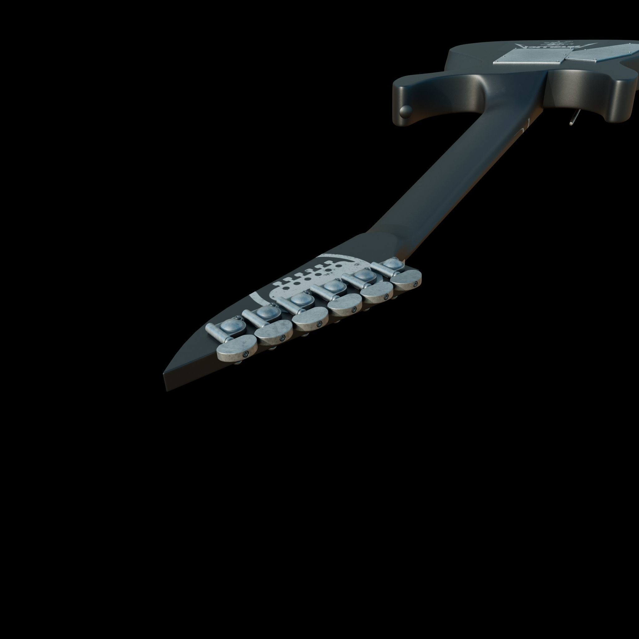  electric guitar 3D model_14