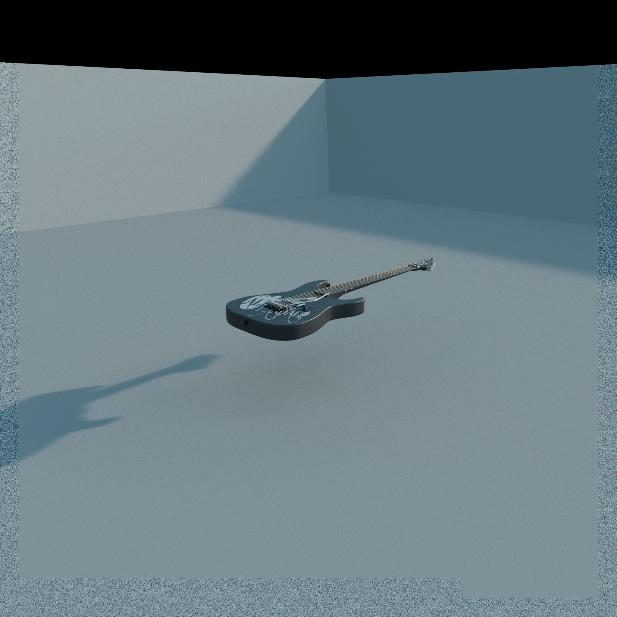  electric guitar 3D model_15