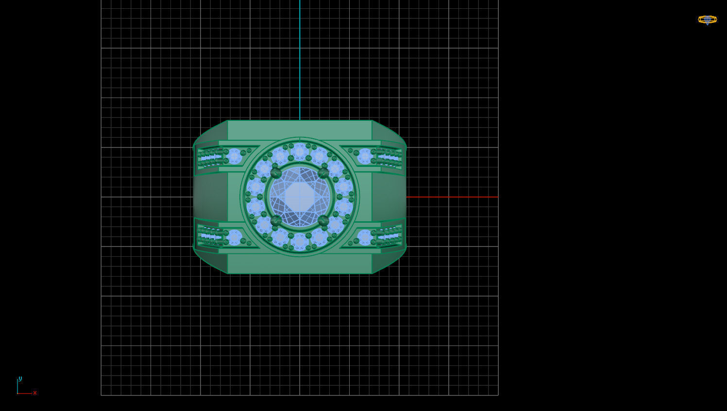 RING MEN DIAMOND Free 3D print model_2