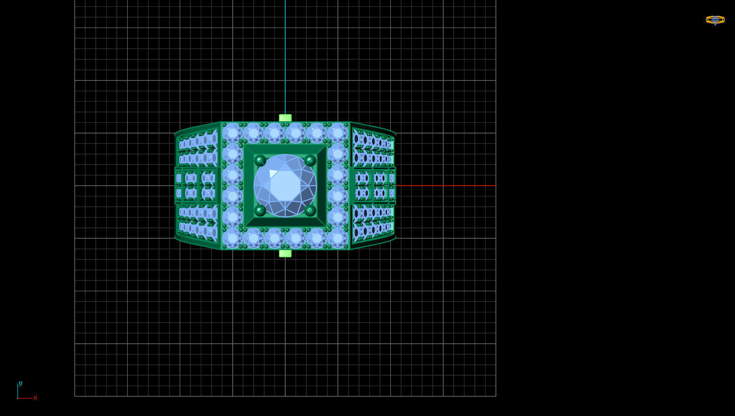 RING MEN DIAMOND 3D print model_2