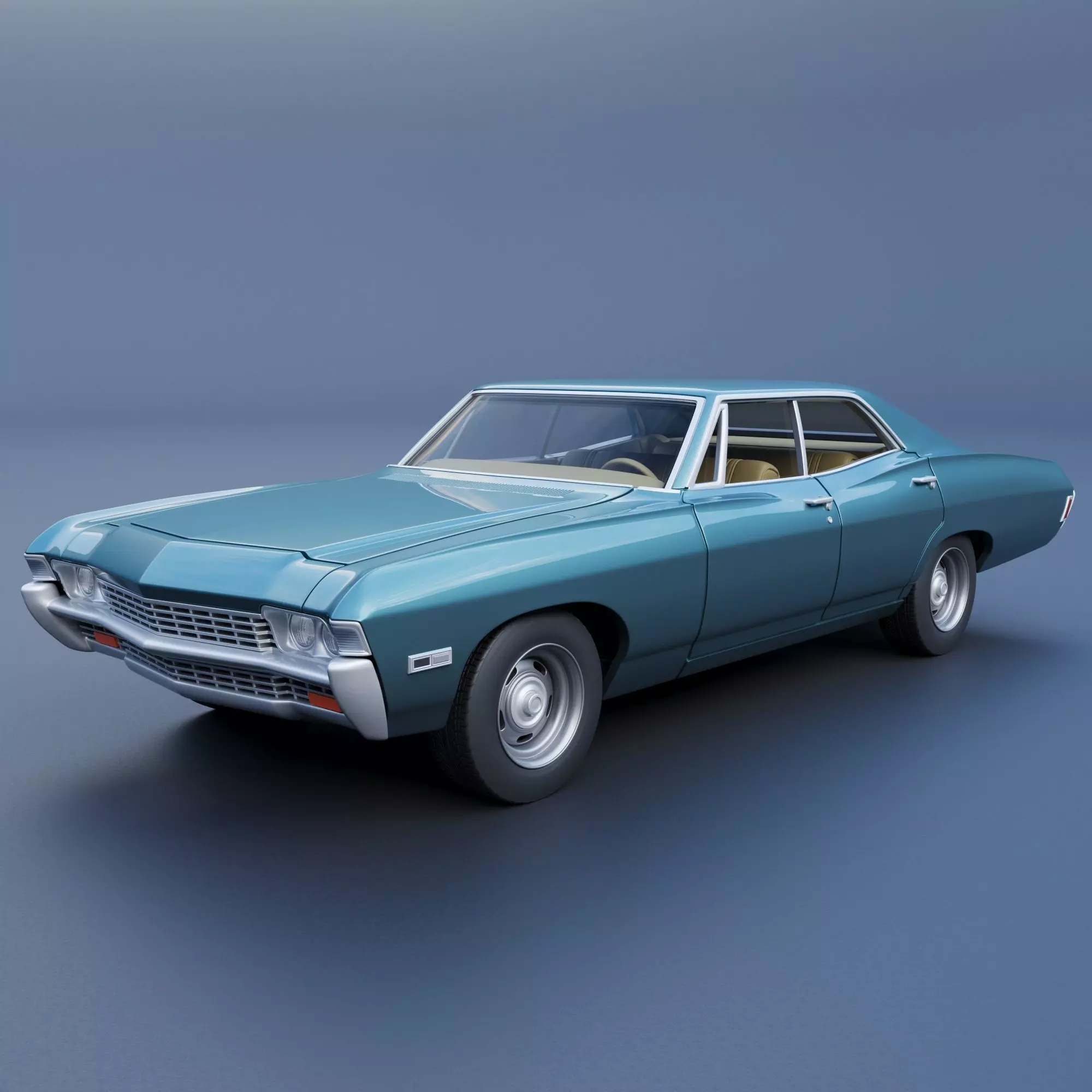 Chevrolet Impala 4 Door 1968  3D print model_0