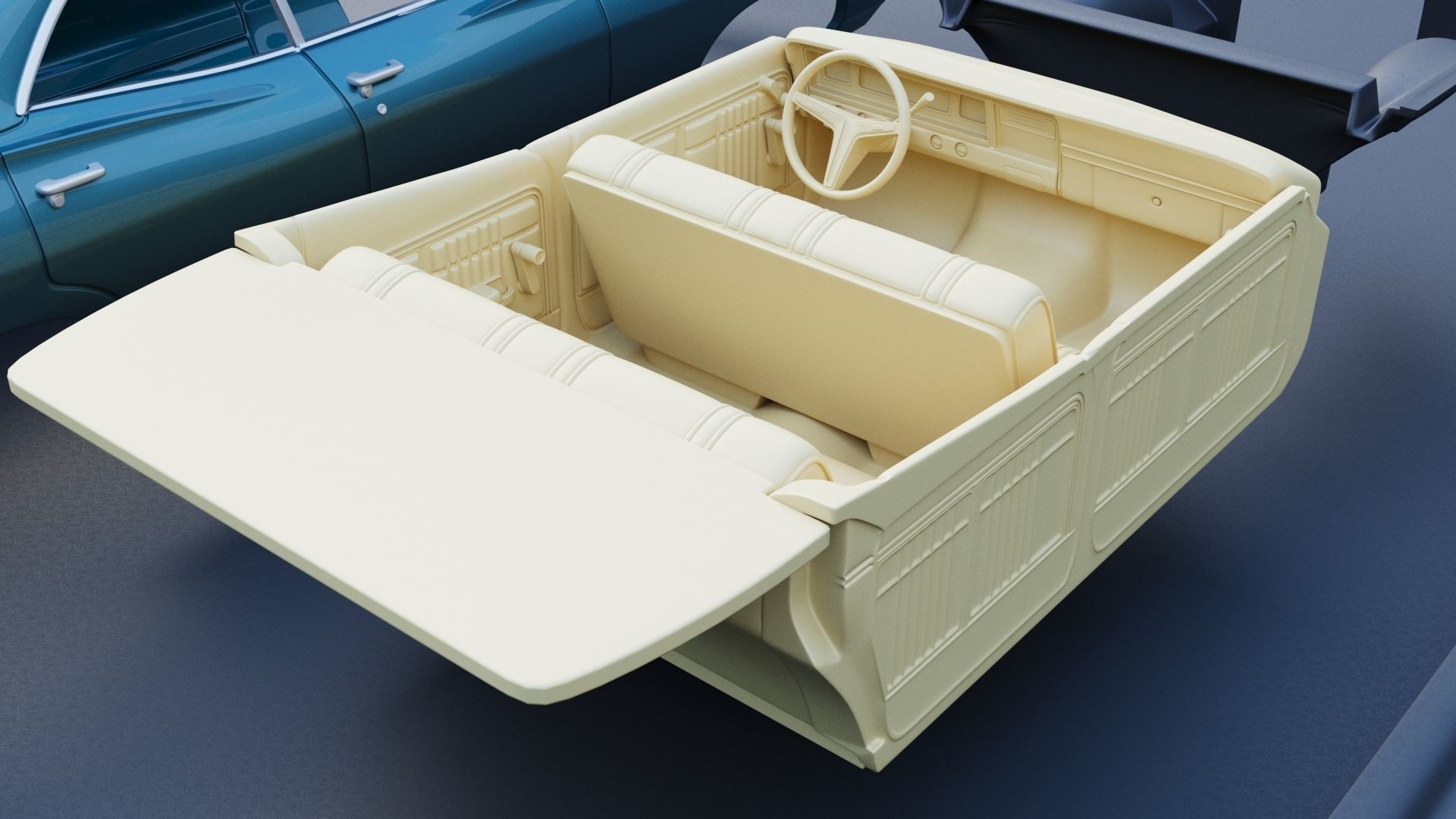 Chevrolet Impala 4 Door 1968  3D print model_21