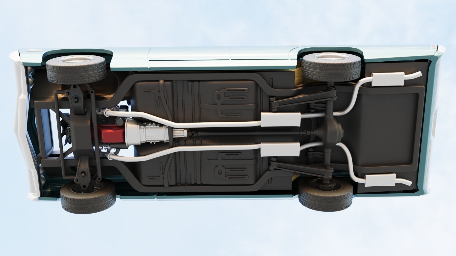 Chevrolet Impala 4 Door 1968  3D print model_13