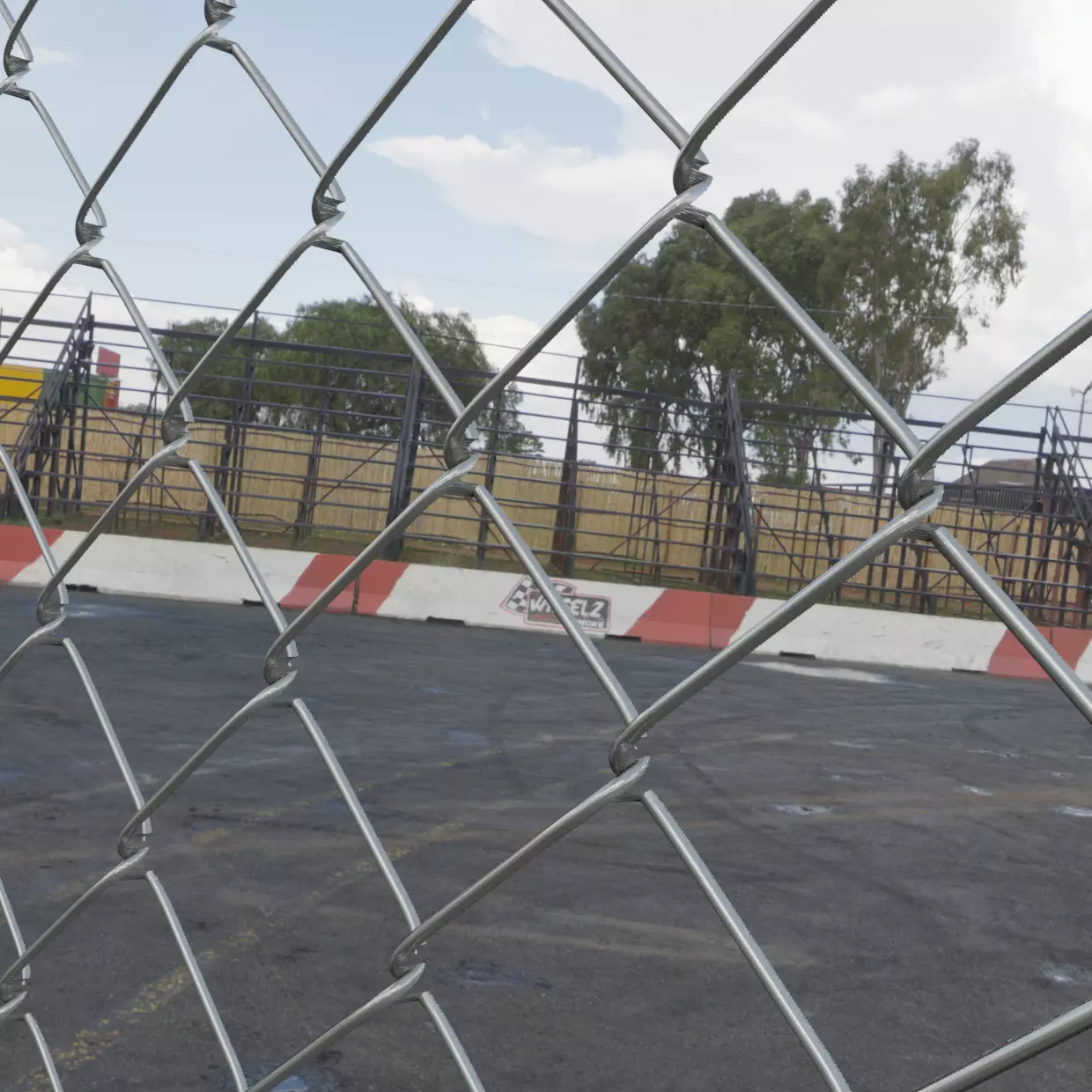 Rabitz wire netting 1 1 3 x 1 1 3 x 1 16 inch aged st-less steel Texture_0