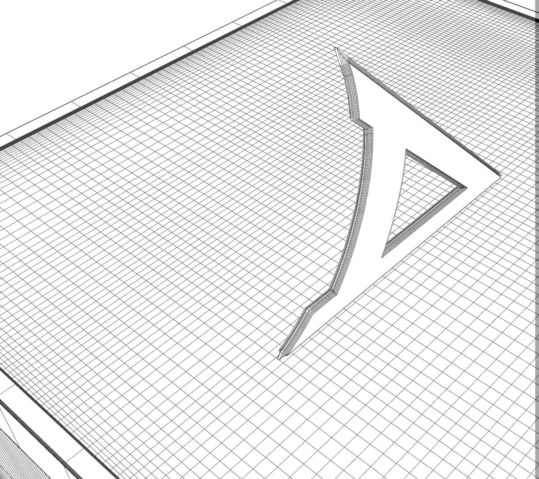 Chiselled Stone Sundial And Concrete Plinth 3D model_10
