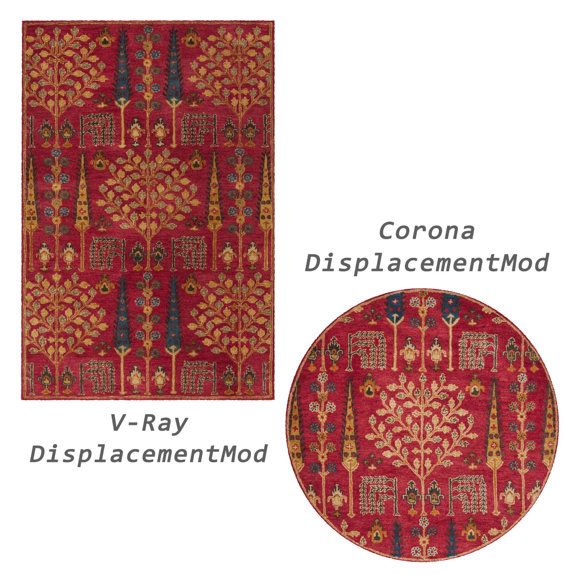 Rugs No 856 Low-poly 3D model_2