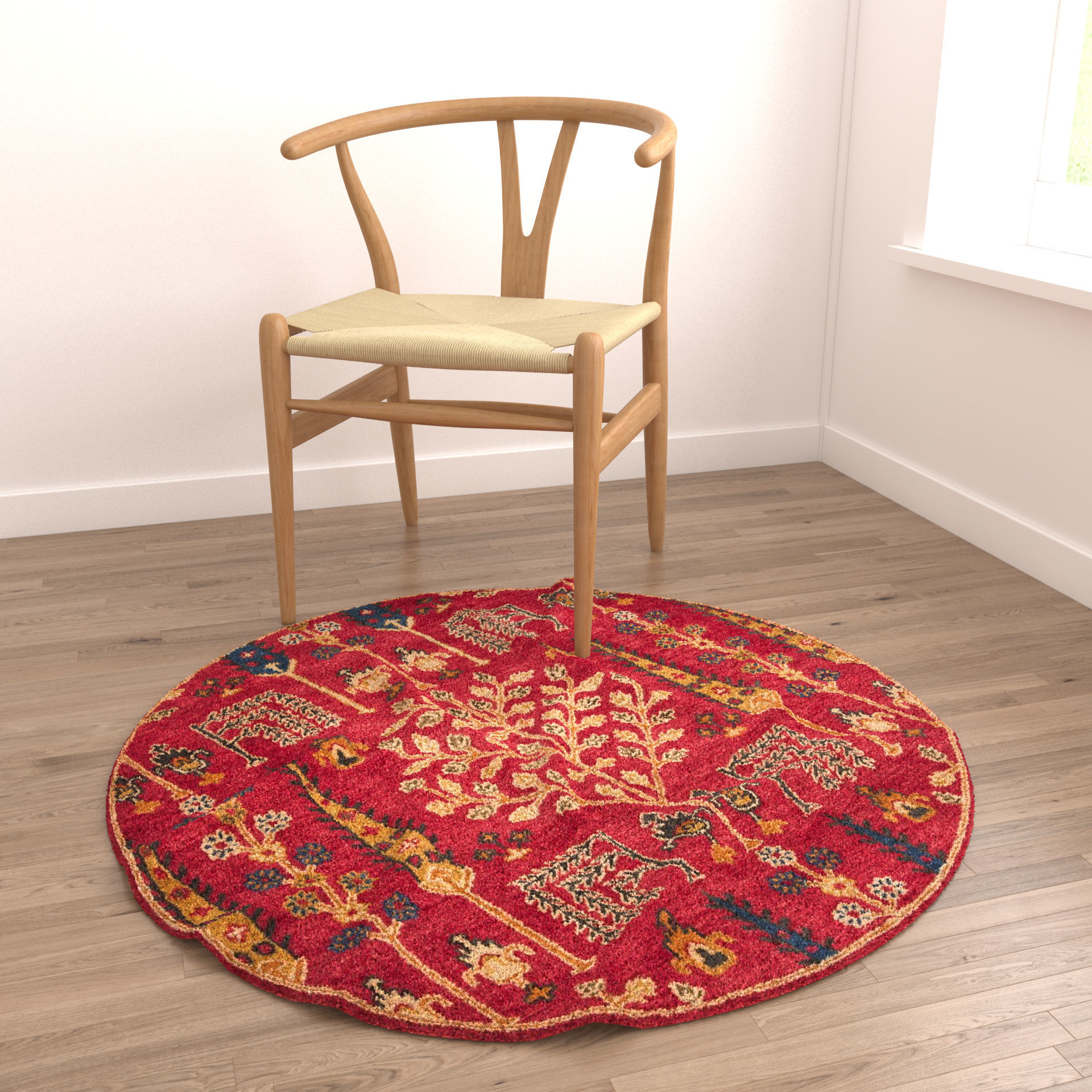 Rugs No 856 Low-poly 3D model_3