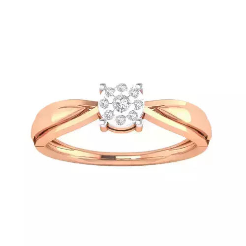 Women Wedding Engagement Ring STL OBJ FBX Renders Details