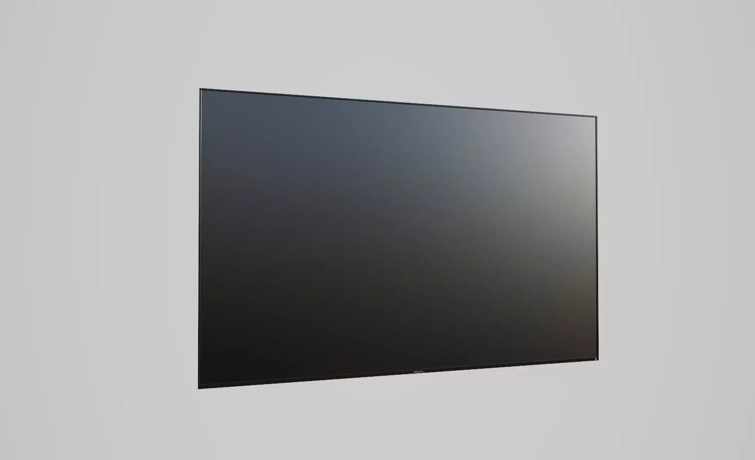 Flat Screen TV Low-poly 3D model