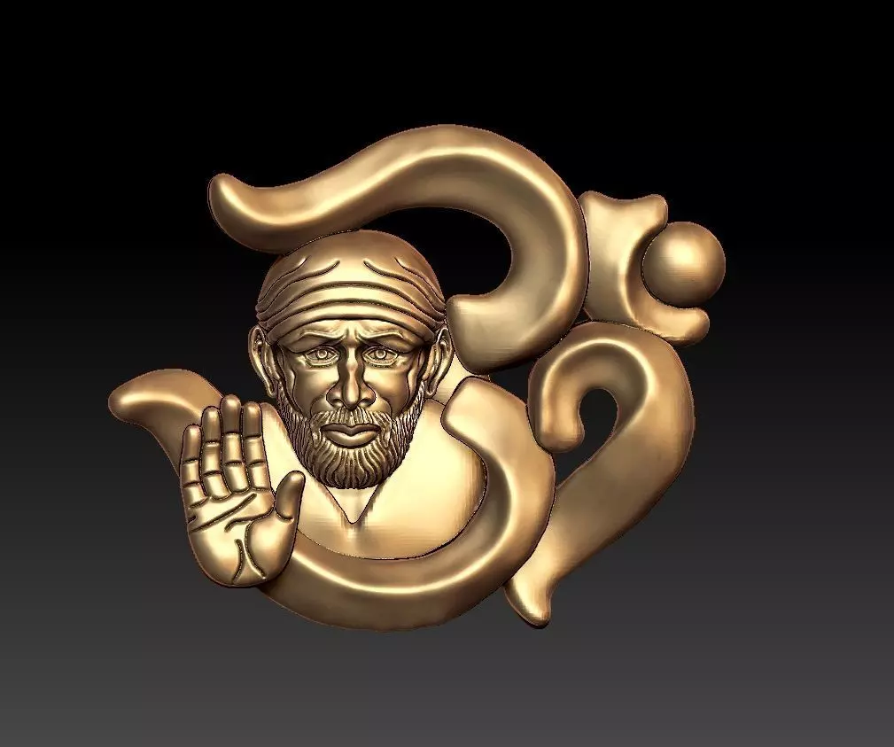 saibaba pendent 3D print model