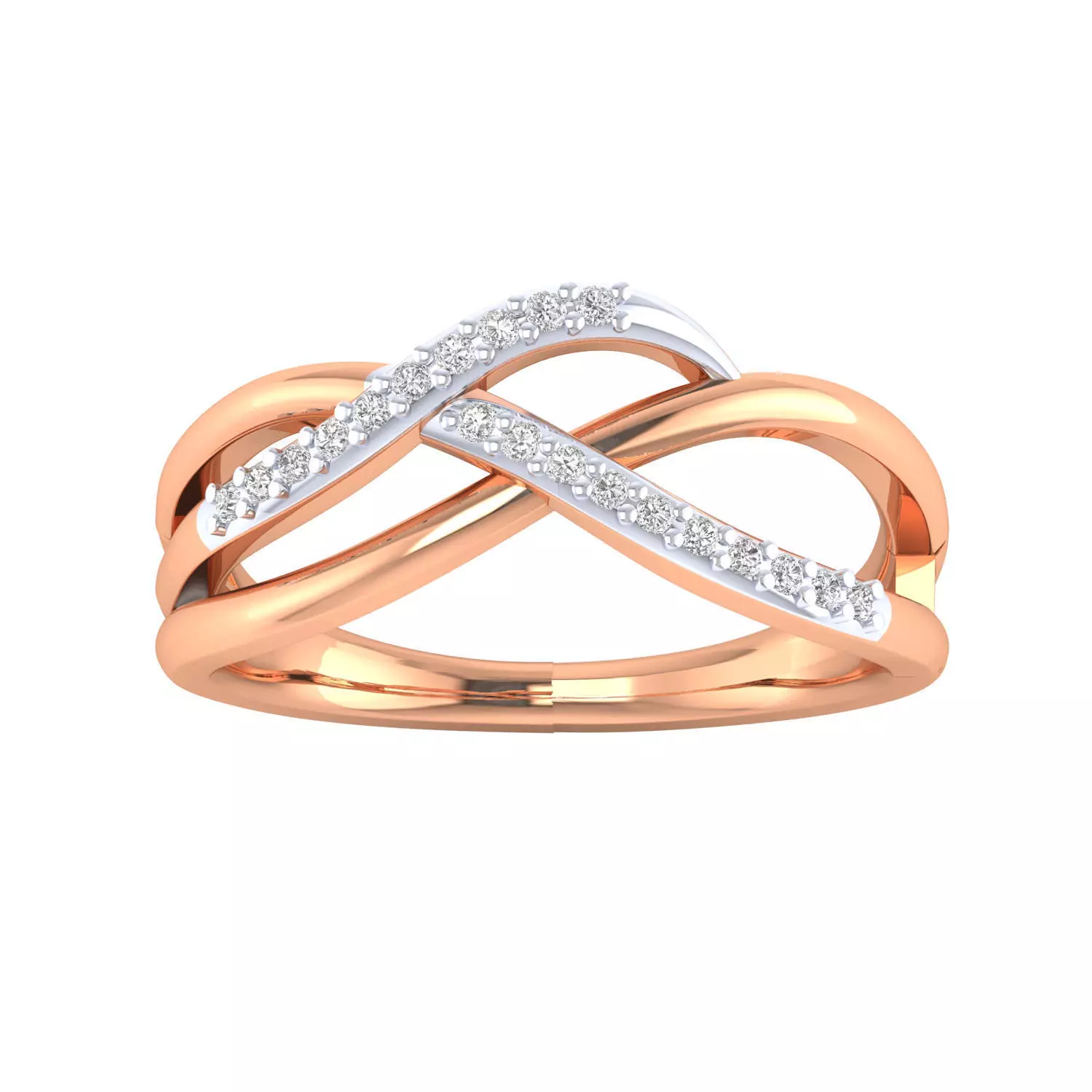 Women Wedding Engagement Ring STL OBJ FBX Renders Details 3D print model_0