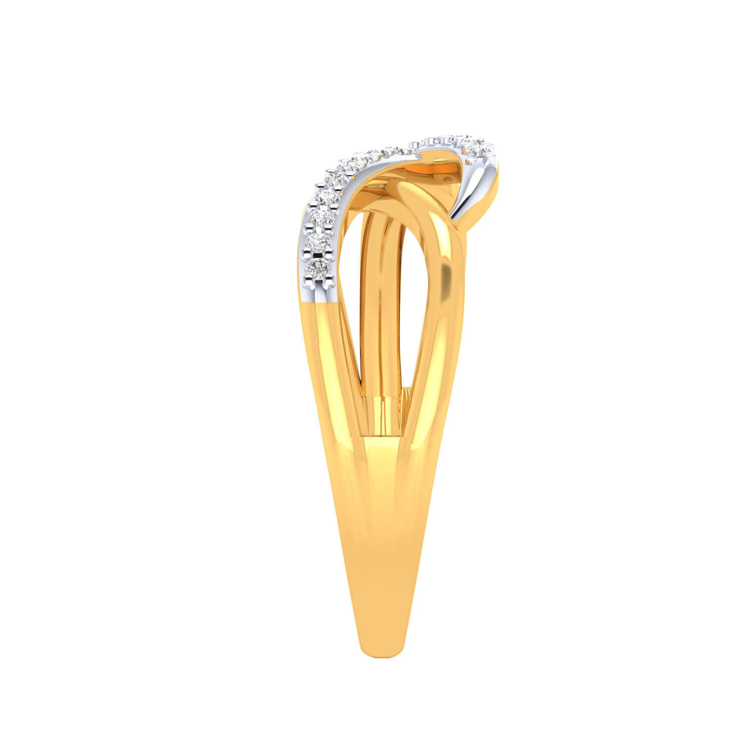 Women Wedding Engagement Ring STL OBJ FBX Renders Details 3D print model_9