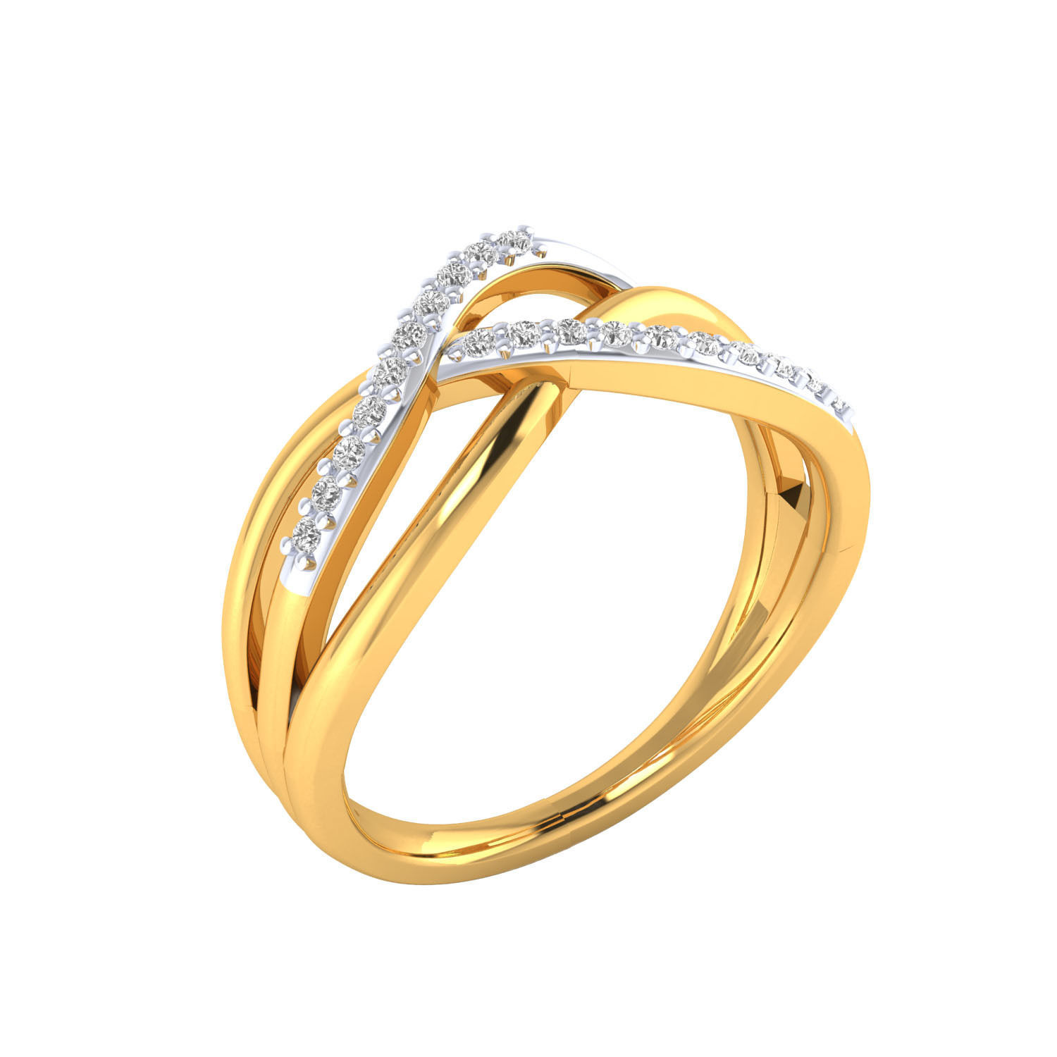 Women Wedding Engagement Ring STL OBJ FBX Renders Details 3D print model_3