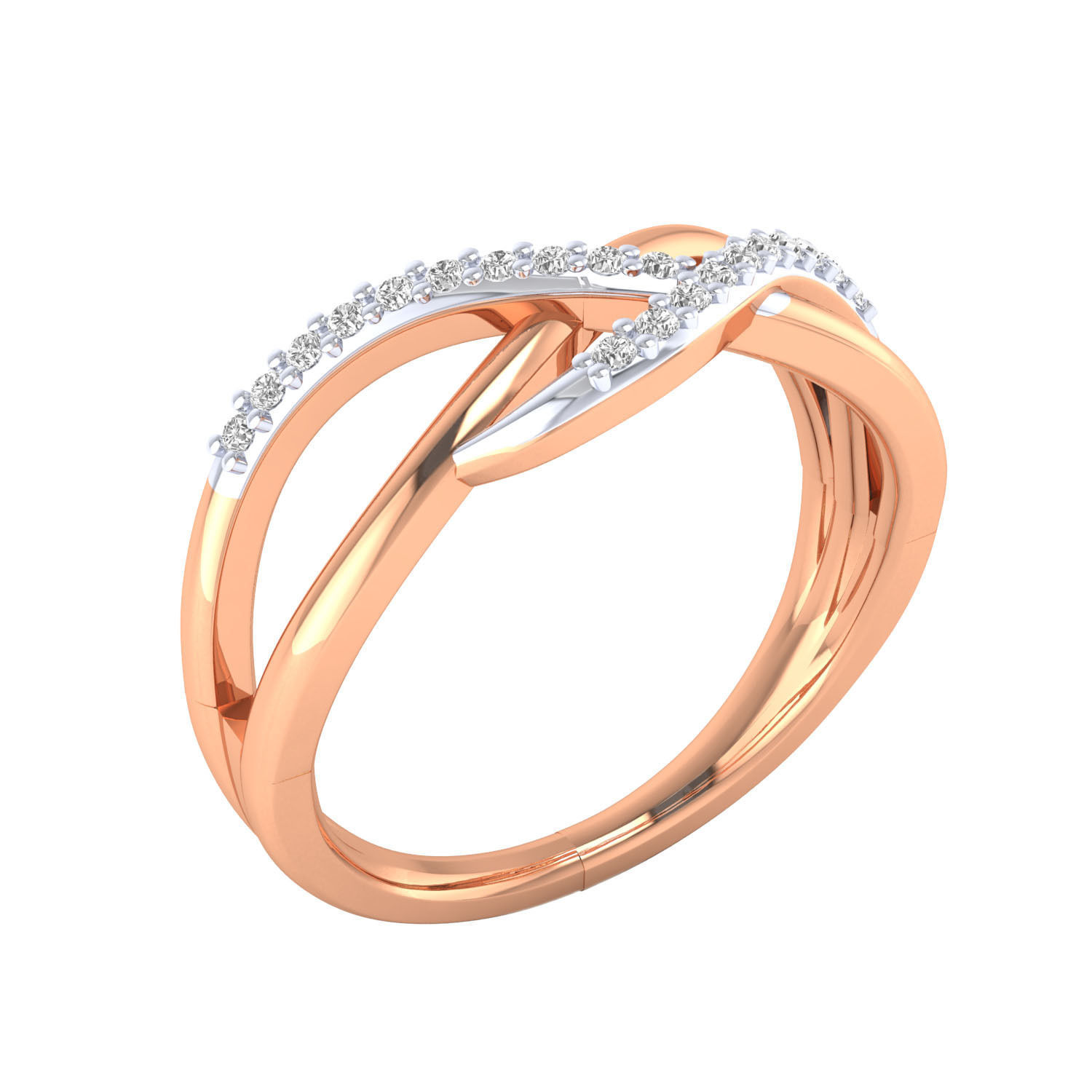 Women Wedding Engagement Ring STL OBJ FBX Renders Details 3D print model_1