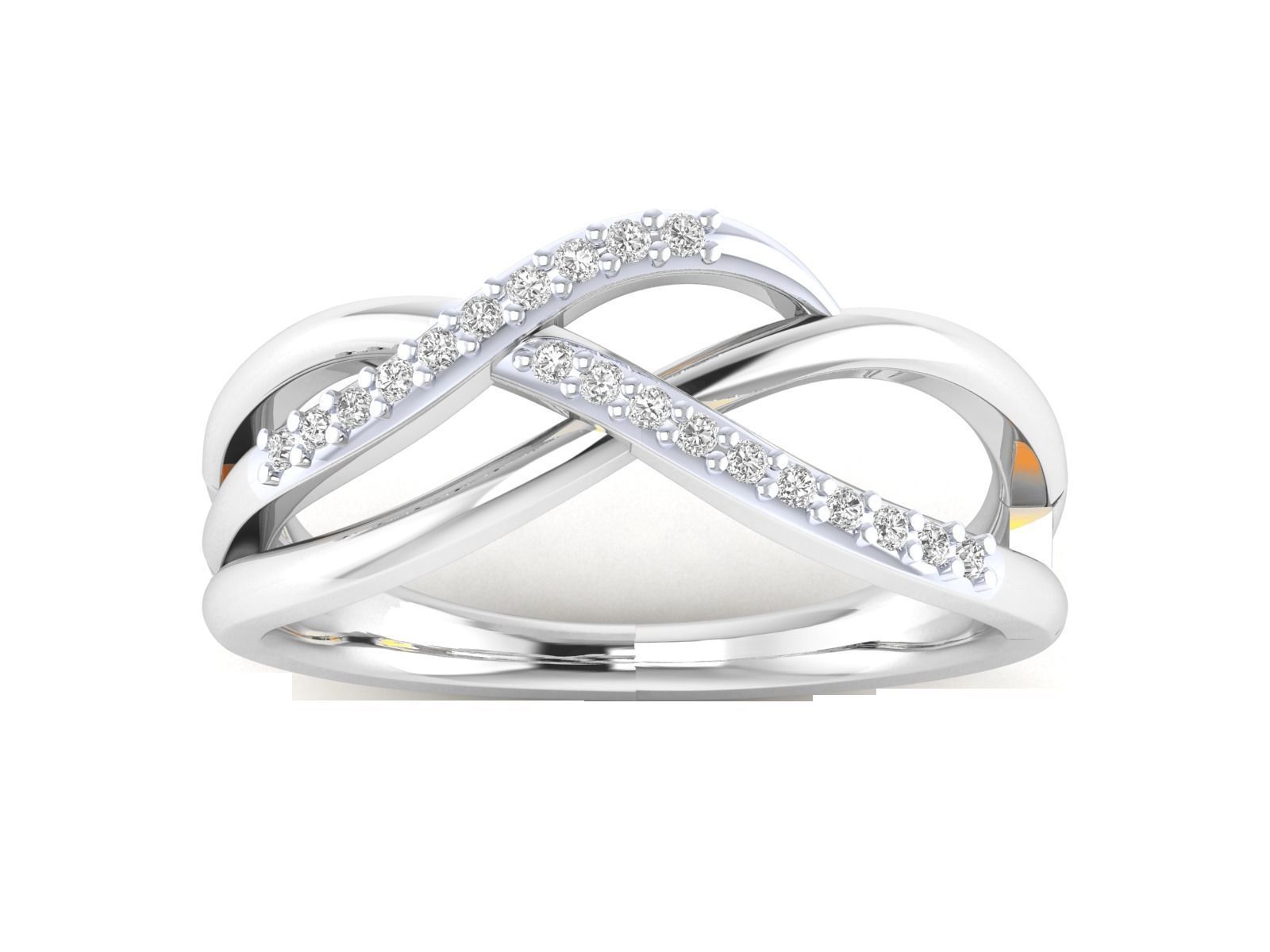 Women Wedding Engagement Ring STL OBJ FBX Renders Details 3D print model_17