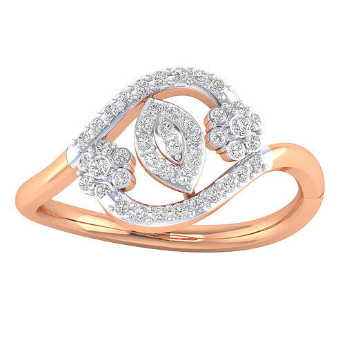 Women Wedding Engagement Ring STL OBJ FBX Renders Details 3D print model
