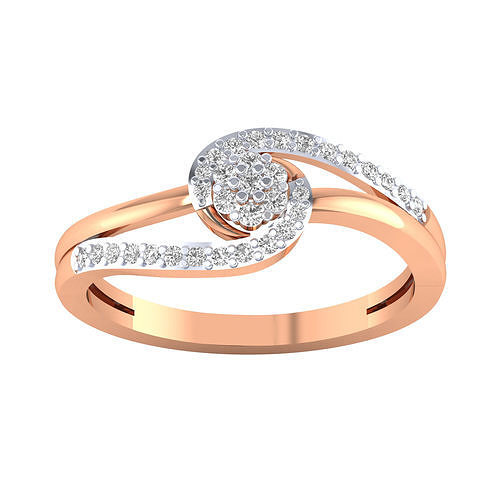 Women Wedding Engagement Ring STL OBJ FBX Renders Details 3D print model