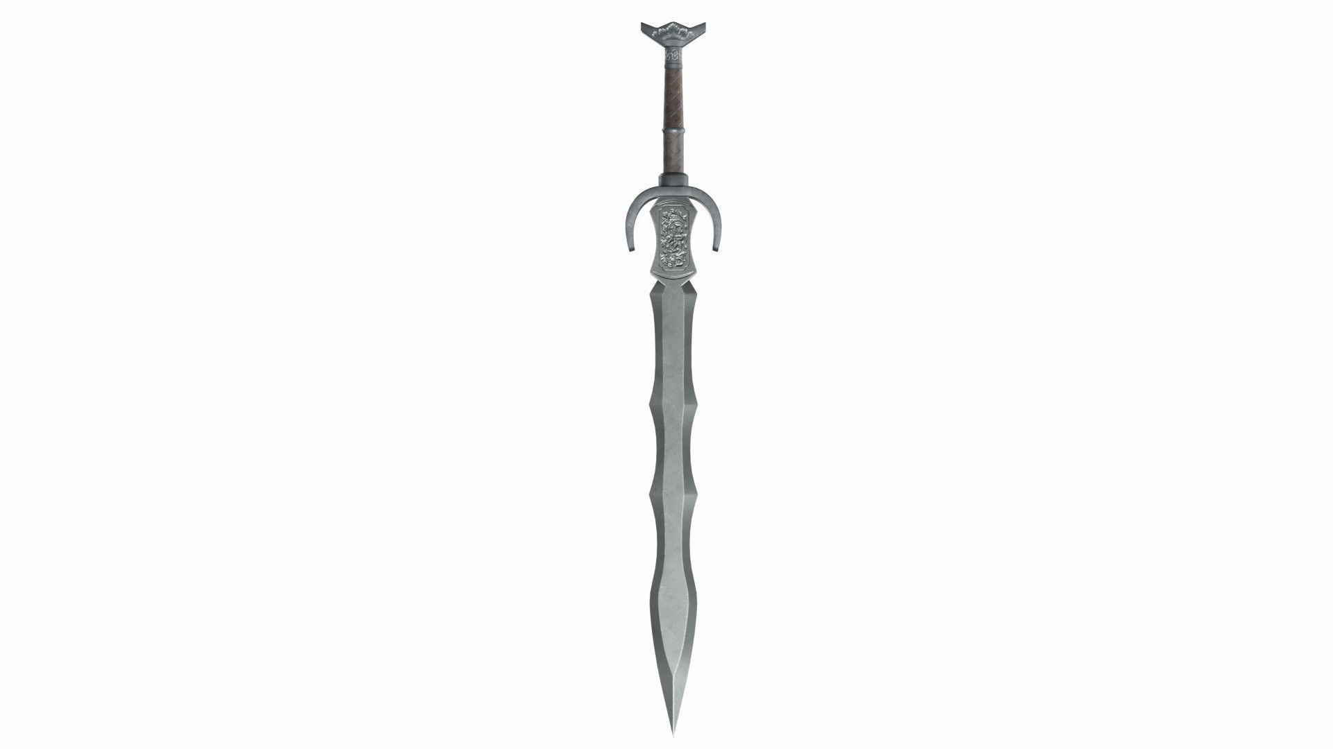 Big sword 2 3D model_1