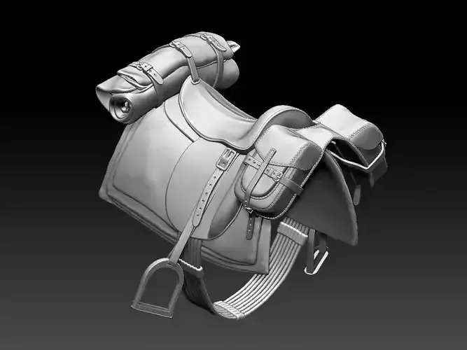 saddle 3D print model
