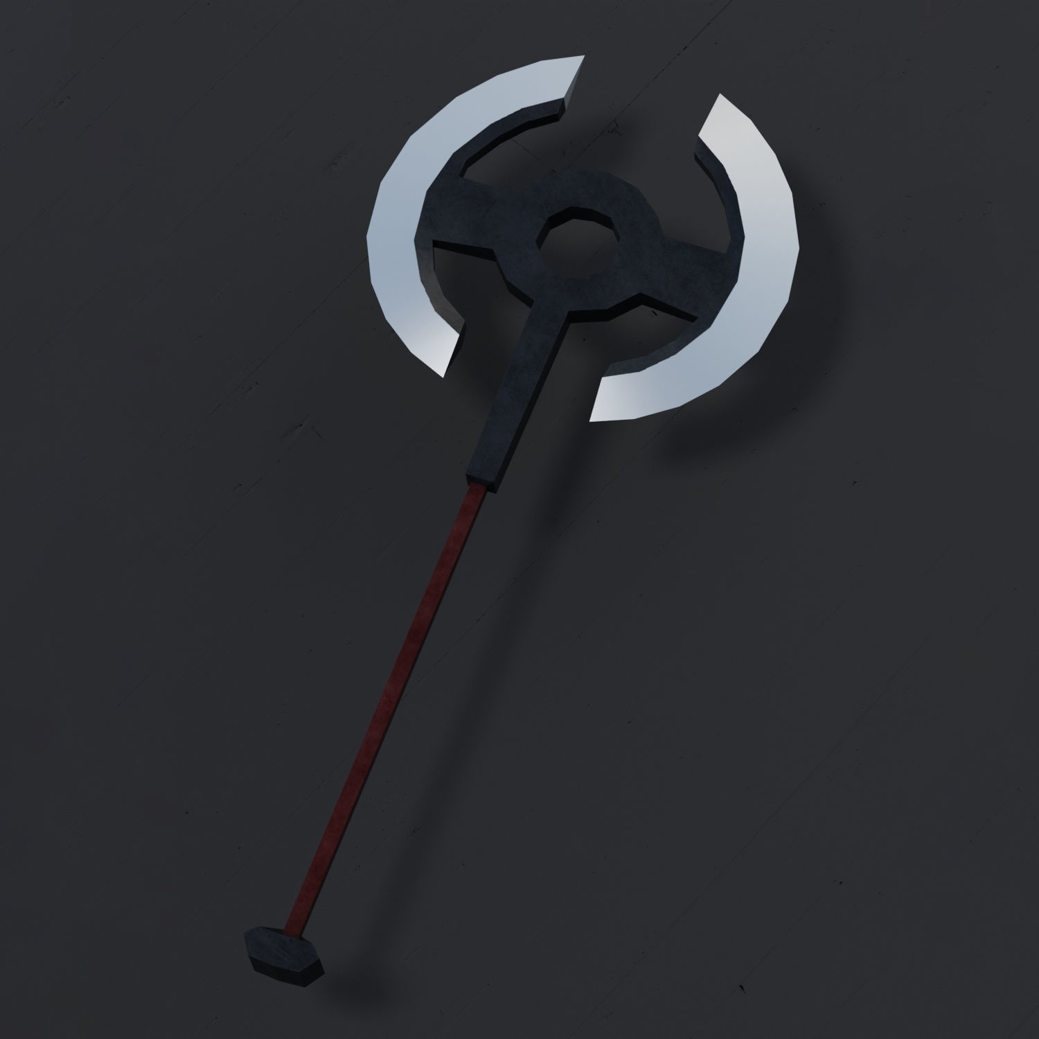 Fantasy Low Poly Weapons Pack Low-poly 3D model_4