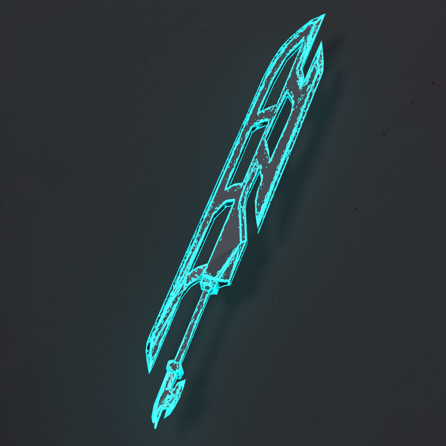Fantasy Low Poly Weapons Pack Low-poly 3D model_6