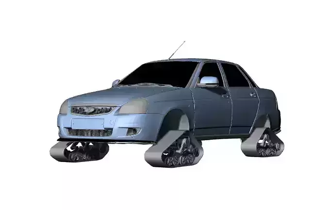 Lada Priora Tank With interior