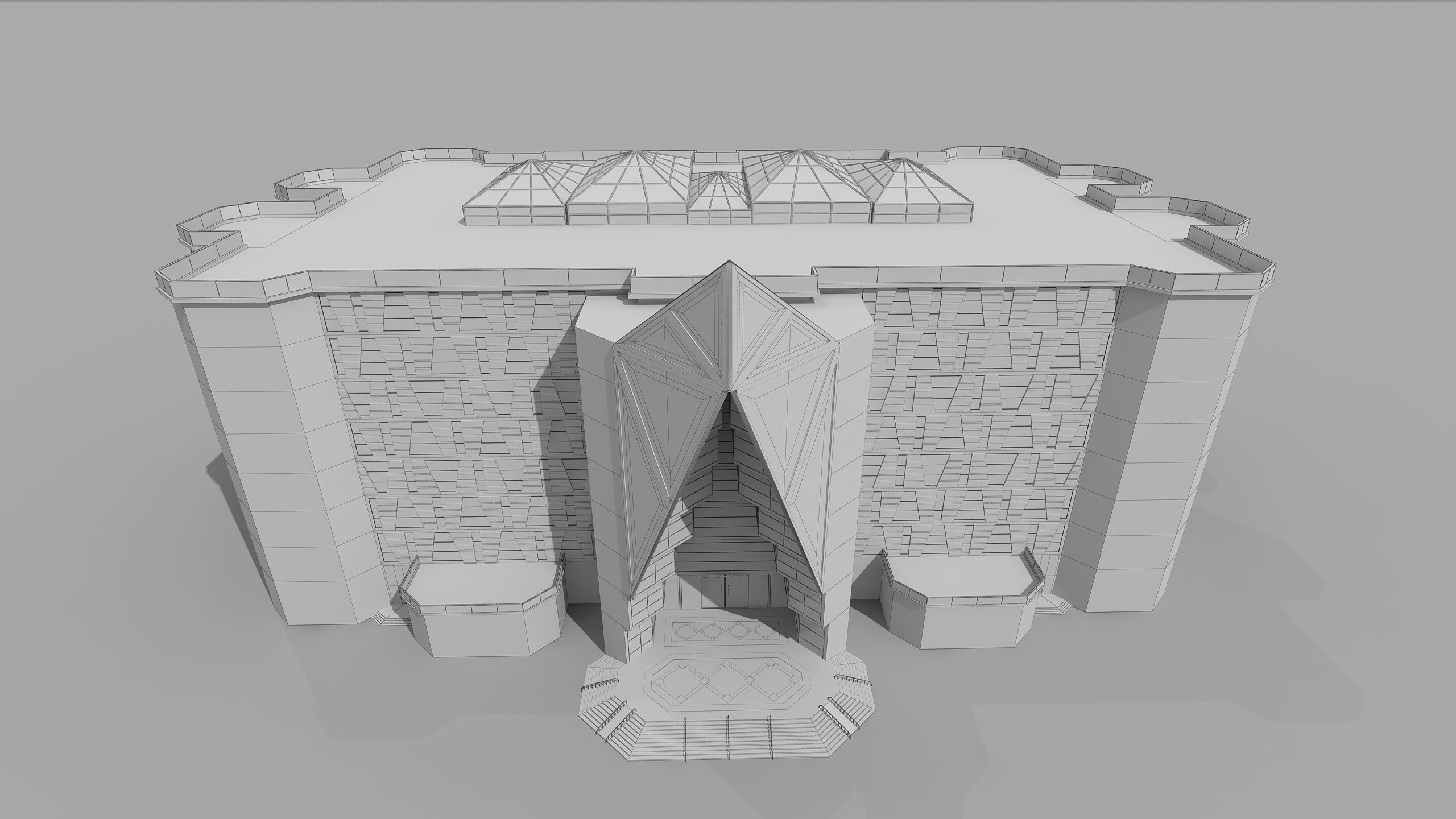 0153 - Courthouse Building 3D model_19