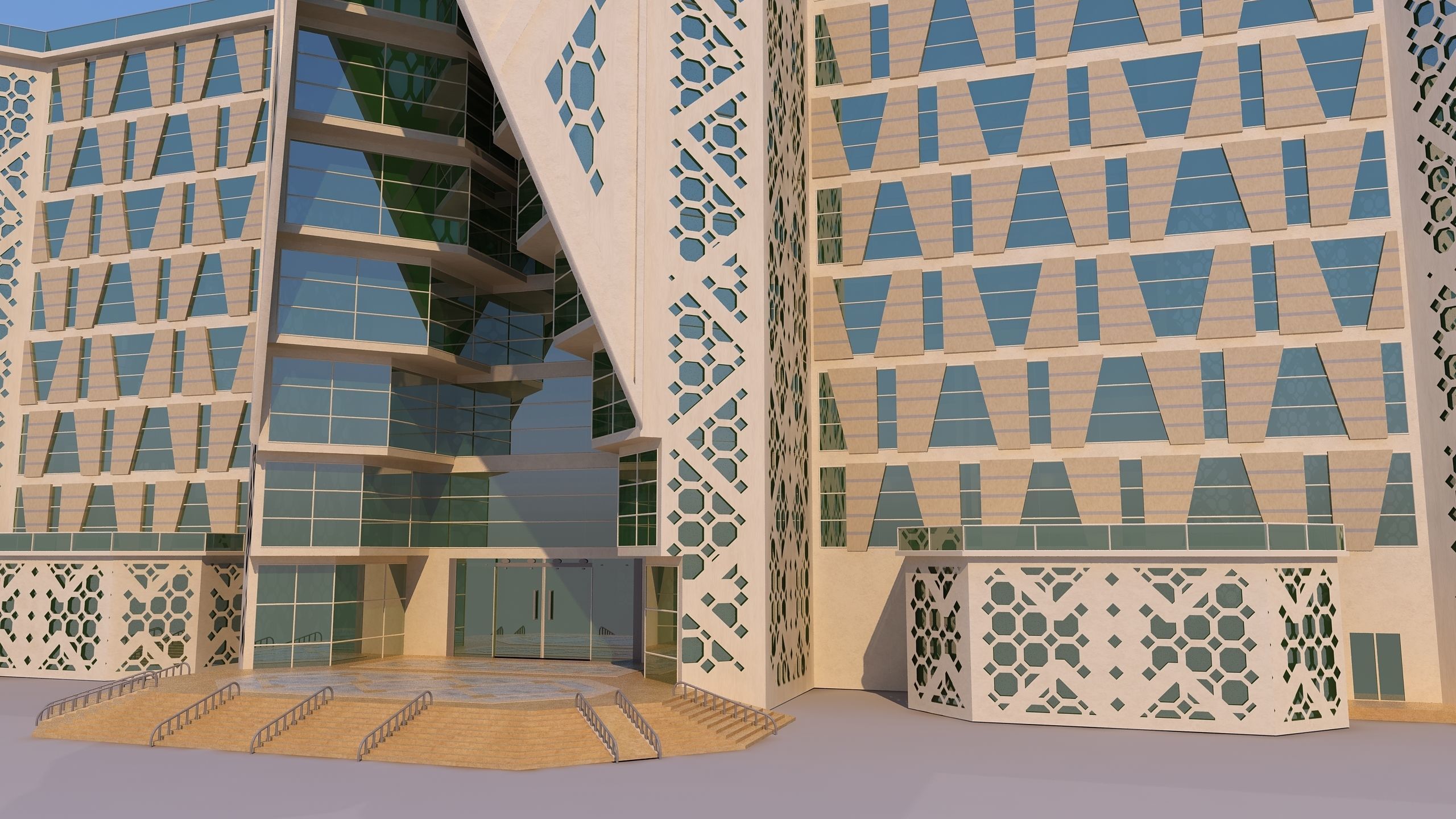 0153 - Courthouse Building 3D model_13