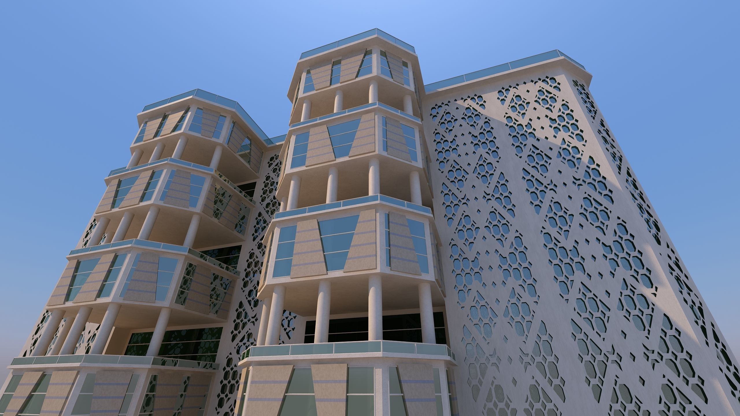 0153 - Courthouse Building 3D model_11