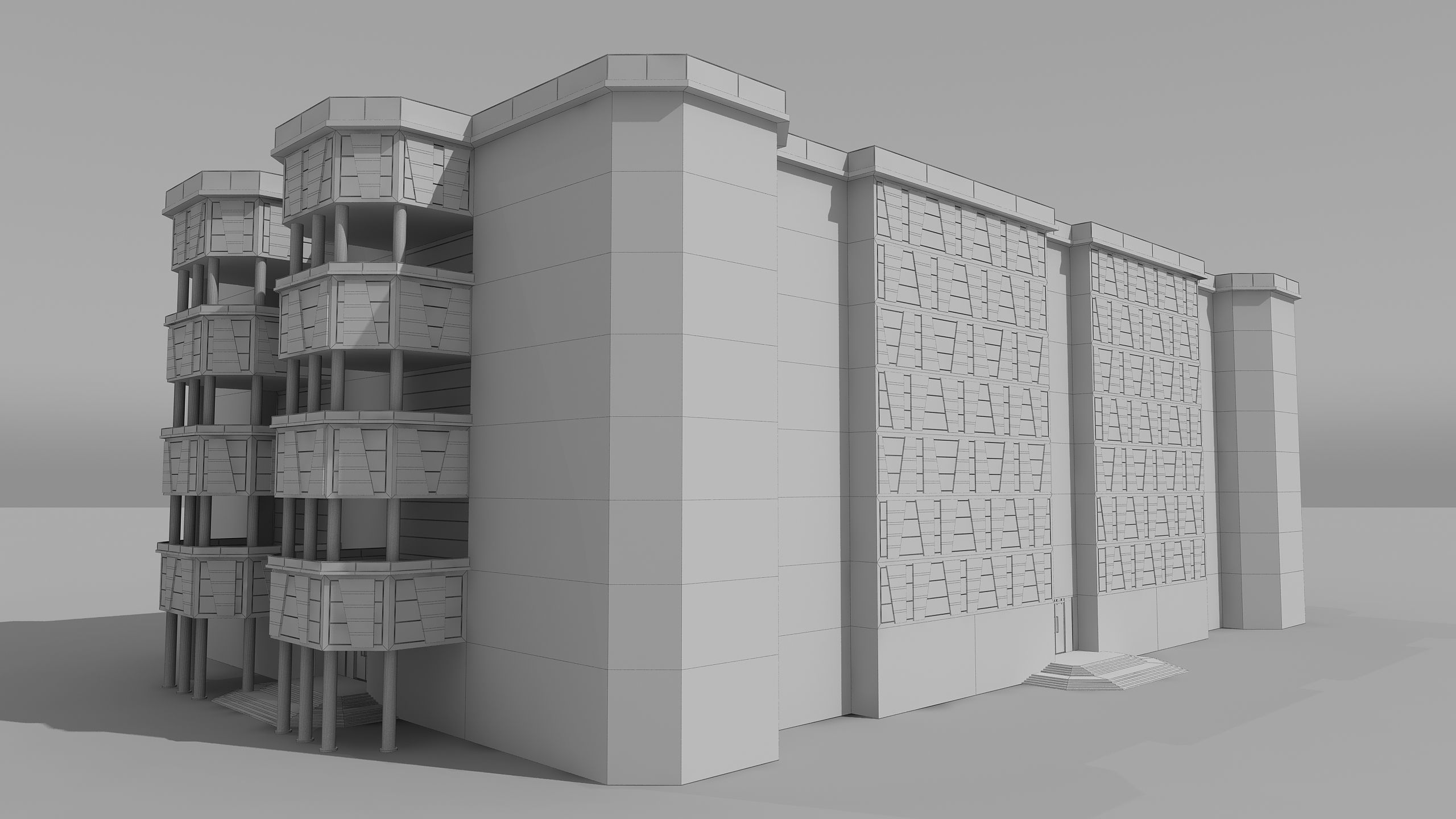0153 - Courthouse Building 3D model_29