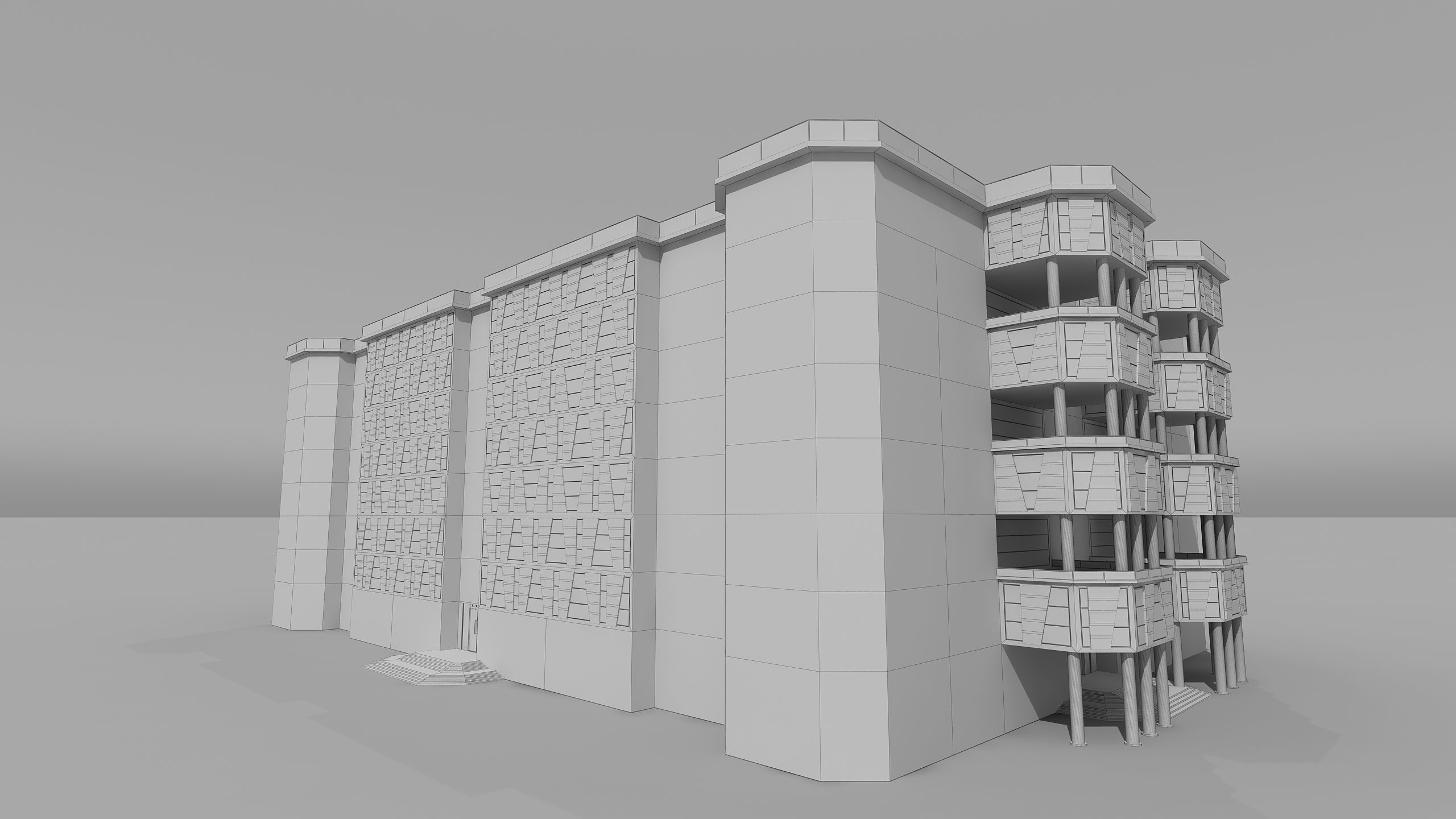 0153 - Courthouse Building 3D model_18