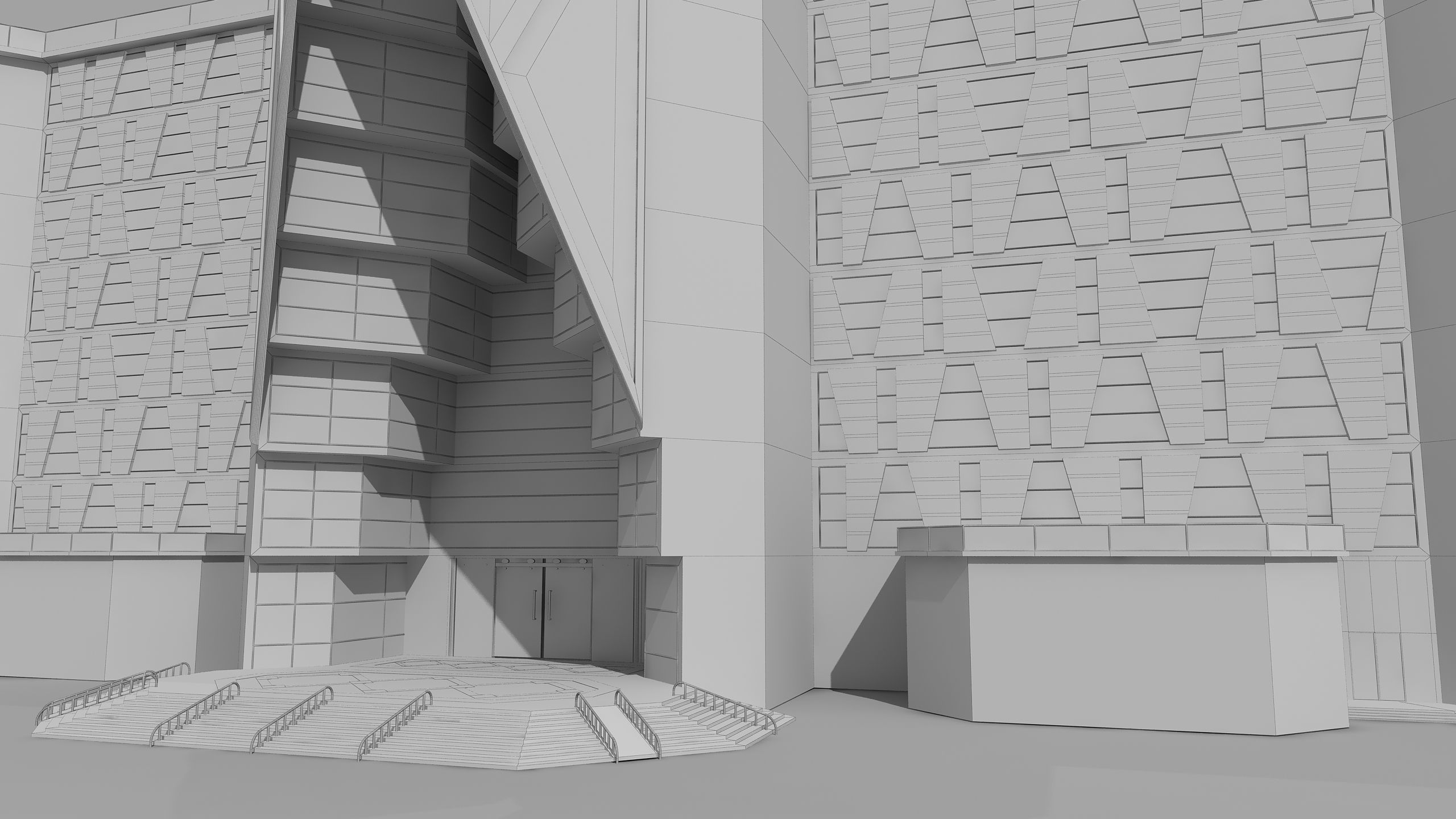 0153 - Courthouse Building 3D model_27