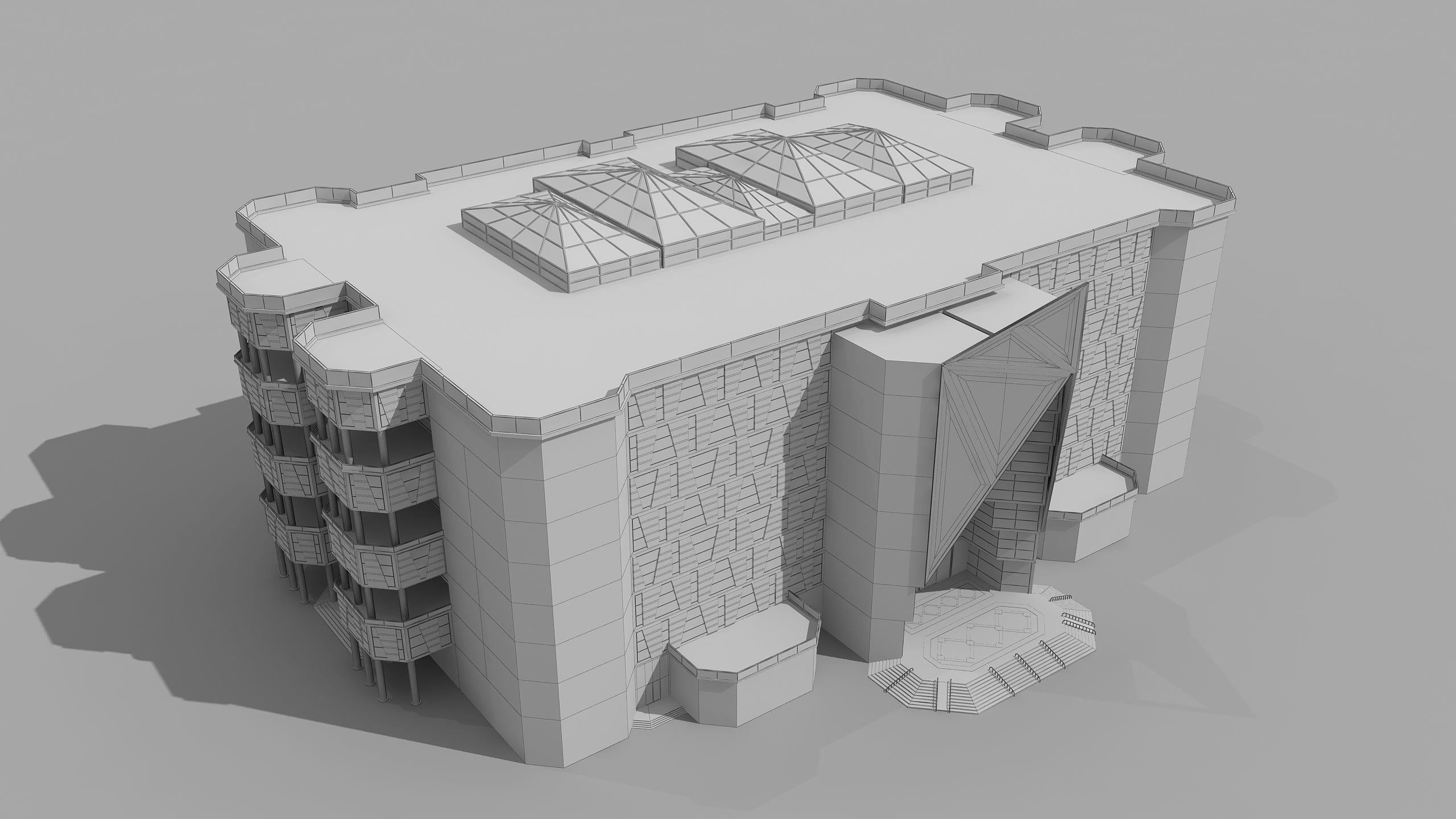 0153 - Courthouse Building 3D model_15