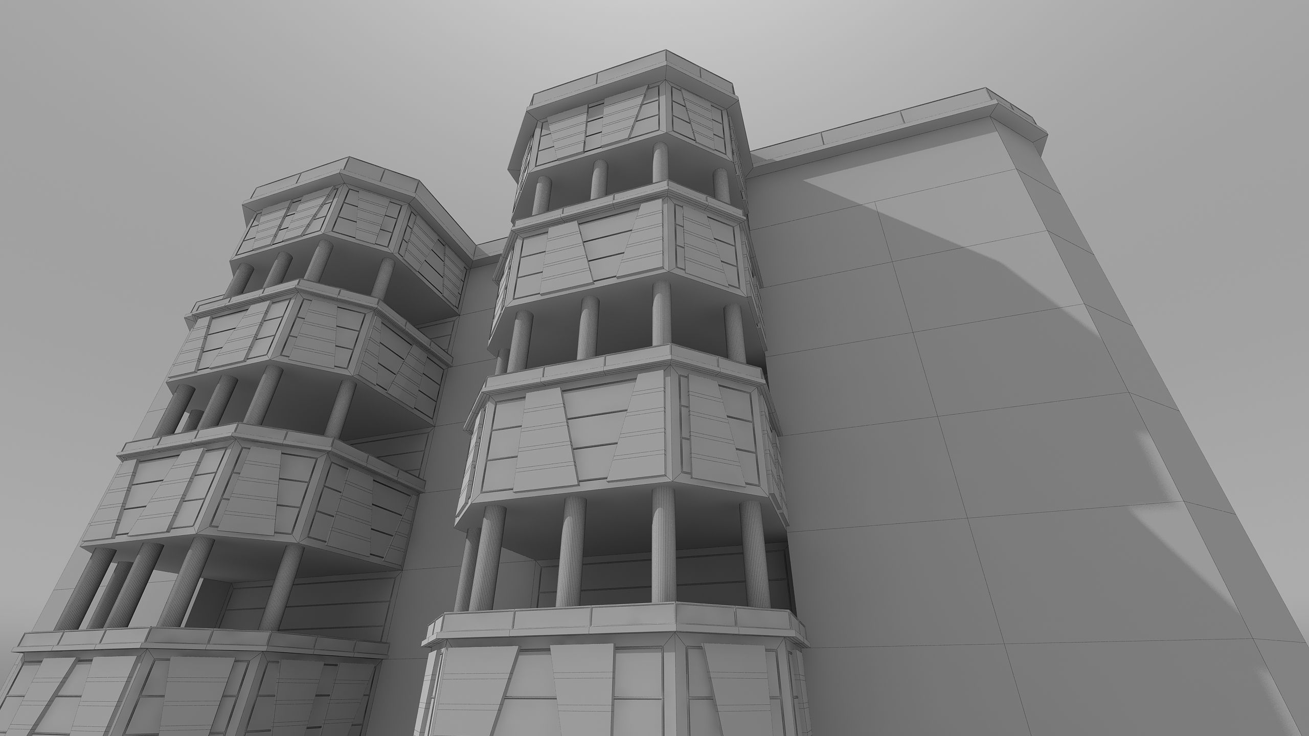 0153 - Courthouse Building 3D model_23