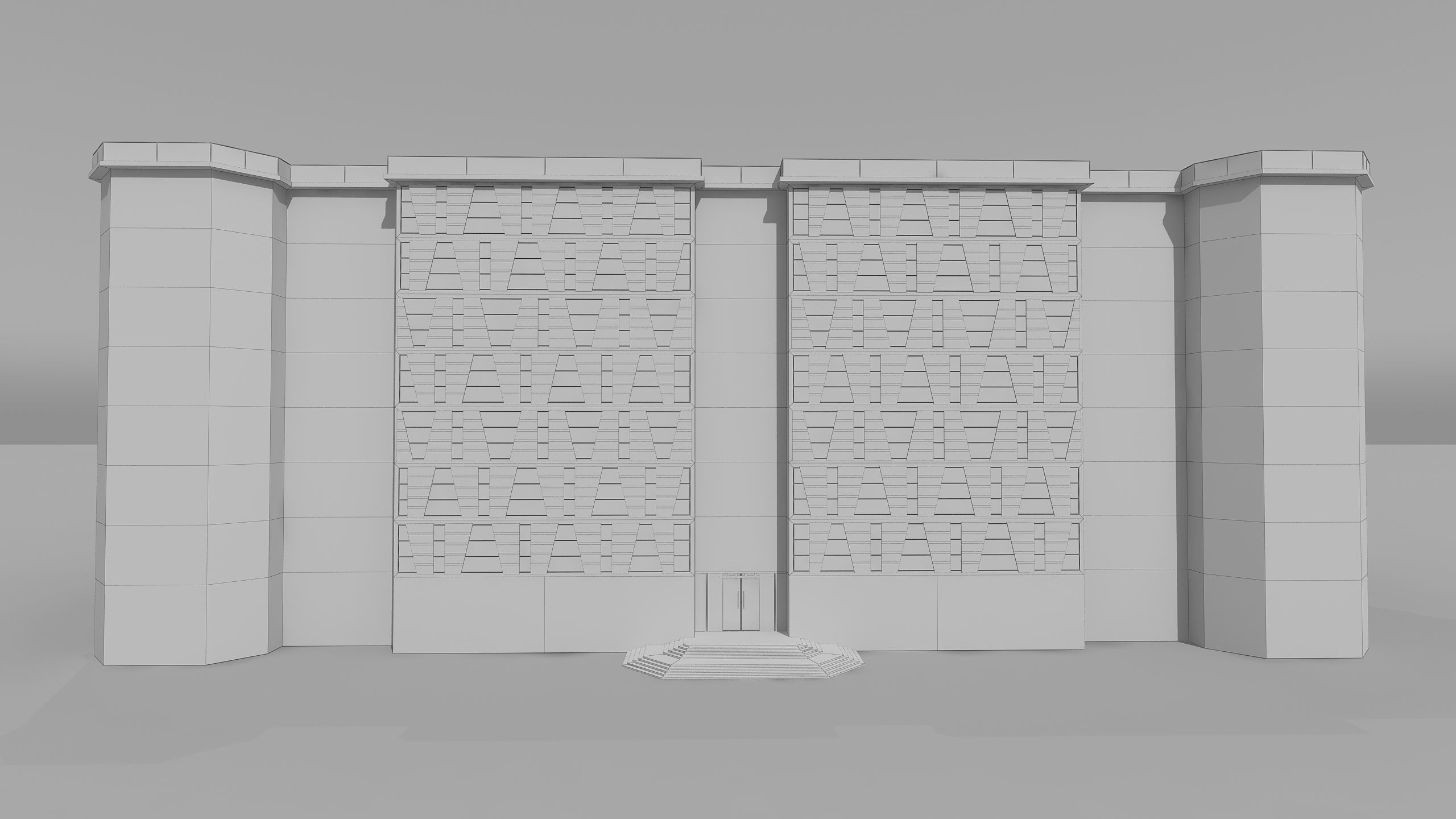0153 - Courthouse Building 3D model_22