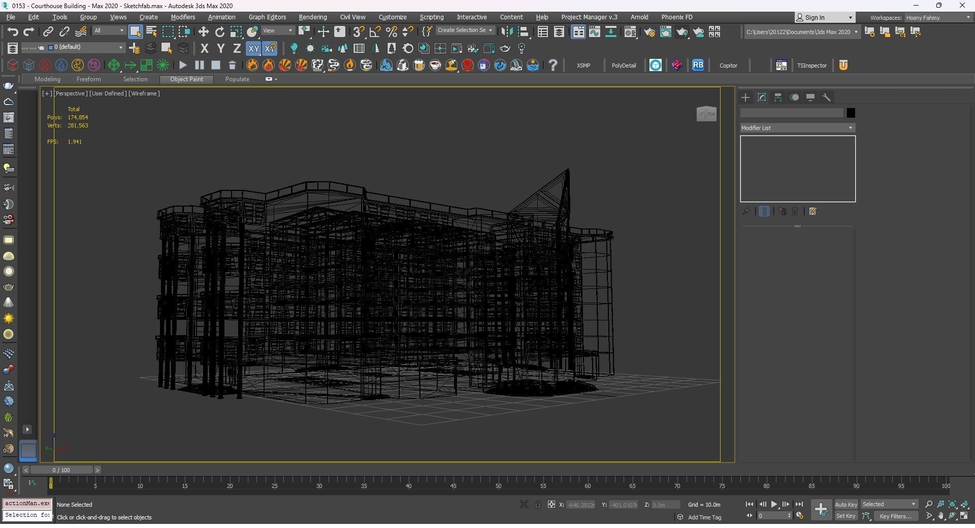0153 - Courthouse Building 3D model_31