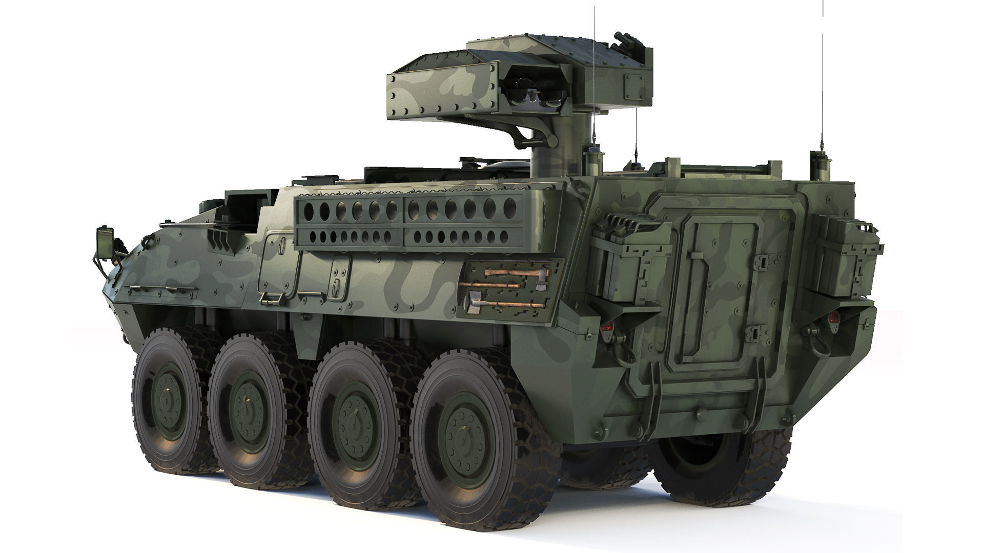 M1134 ATGM Stryker 2008 3D model_2