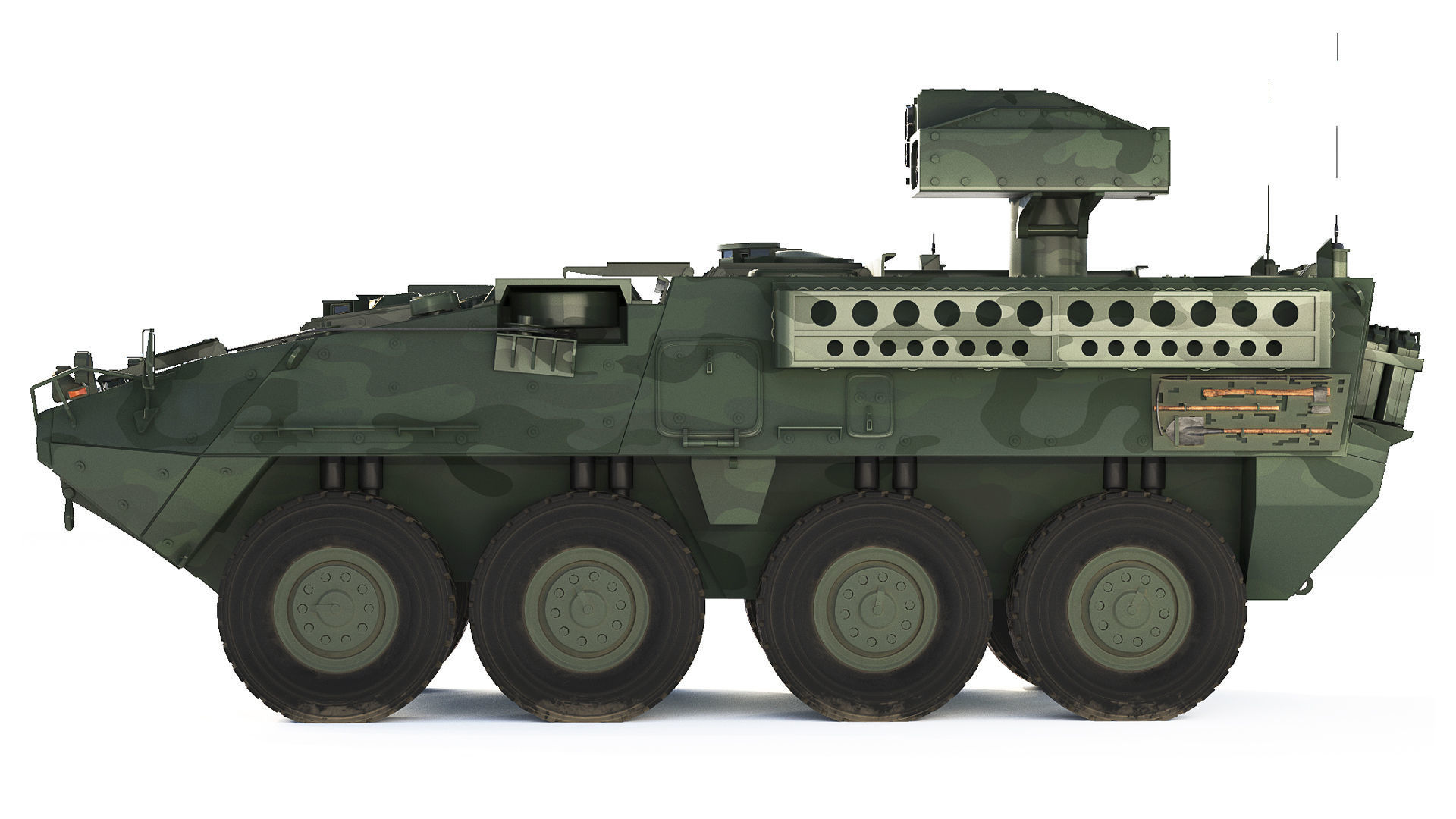 M1134 ATGM Stryker 2008 3D model_1