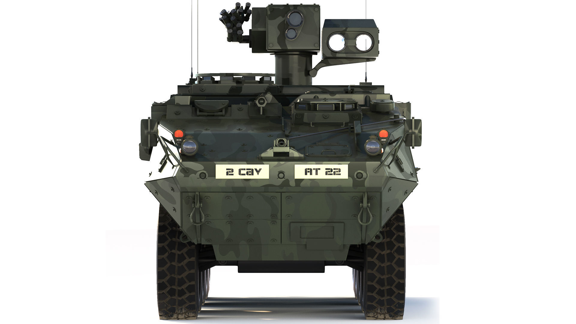 M1134 ATGM Stryker 2008 3D model_7
