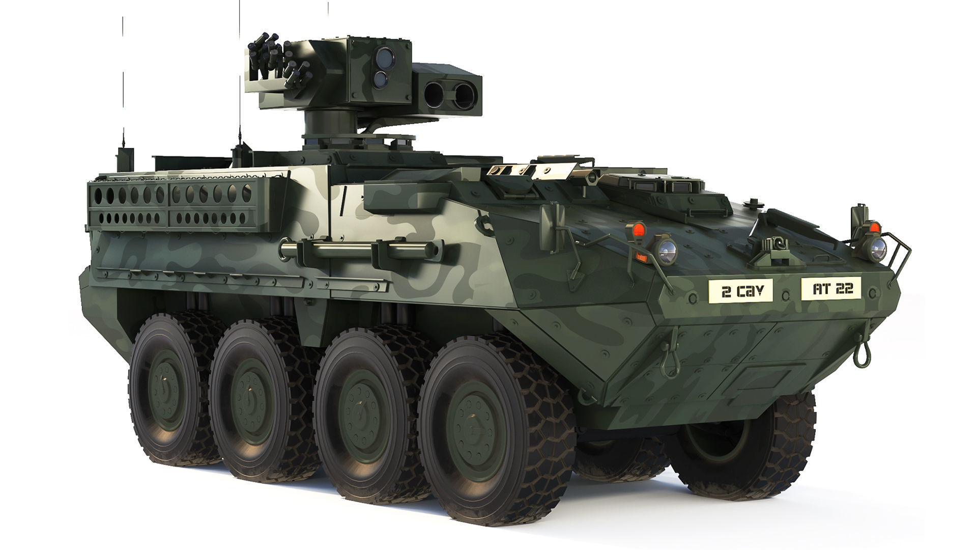 M1134 ATGM Stryker 2008 3D model_6