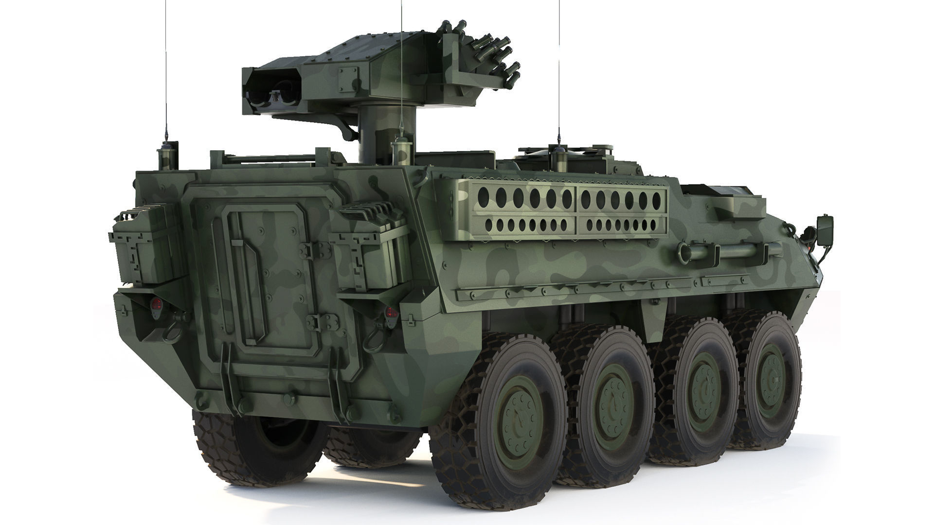 M1134 ATGM Stryker 2008 3D model_4
